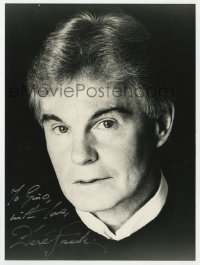 6b751 DEREK JACOBI signed 7x9.5 REPRO still 1980s head & shoulders portrait of the English actor!