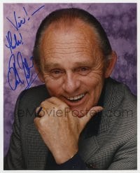 6b655 FRANK GORSHIN signed color 8x10 REPRO still 1999 great smiling portrait late in his career!