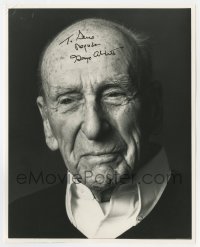 6b603 GEORGE ABBOTT signed 8x10 publicity photo 1987 portrait of the noted Broadway director!