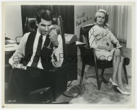 6b284 GEORGE HAMILTON signed 8.25x10 still 1967 with Sandra Dee in Doctor You've Got To Be Kidding!