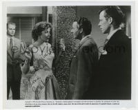 6b288 GLORIA GRAHAME signed 8x10 still R1975 with young Lee Marvin in Fritz Lang's The Big Heat!