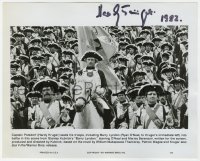 6b295 HARDY KRUGER signed deluxe 8x10 still 1975 great scene from Stanley Kubrick's Barry Lyndon!
