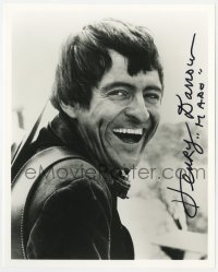 6b794 HENRY DARROW signed 8x10 REPRO still 1980s as Manolito Montoya in TV's The High Chaparral!
