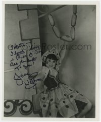 6b811 JANE WITHERS signed 8.25x10 REPRO still 1980s when she was a child actress in Paddy O'Day!