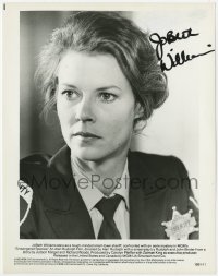 6b312 JOBETH WILLIAMS signed 8x10 still 1982 close up in sheriff uniform from Endangered Species!
