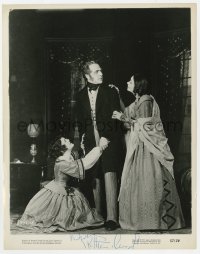 6b322 KATHARINE CORNELL signed 8x10.25 still 1957 in stage version of The Barretts of Wimpole Street!