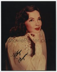 6b665 KATHRYN GRAYSON signed color 8x10.25 REPRO still 1970s portrait of the beautiful actress!