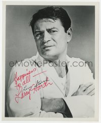 6b858 LARRY STORCH signed 8x10 REPRO still 1970s head & shoulders portrait with his arms crossed!