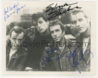 6b871 LORDS OF FLATBUSH signed 8x10 REPRO still 1974 by Stallone, Davidson, Winkler AND King!
