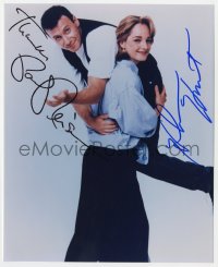 6b672 MAD ABOUT YOU signed color 8x10 REPRO still 2000s by BOTH Paul Reiser AND Helen Hunt!
