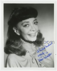 6b885 MARIE WINDSOR signed 8x10 REPRO still 1980s head & shoulders portrait later in her career!