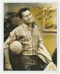 6b340 MARTIN SHEEN signed 8x10 still 1986 smiling with soccer ball in The Believers by Seida!