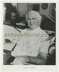 6b626 PATRIC KNOWLES signed 8.25x10 publicity still 1970s seated close up later in his career!