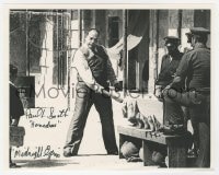 6b921 PAUL L. SMITH signed 8x10 REPRO photo 1980s as Hamidou breaking feet from Midnight Express!