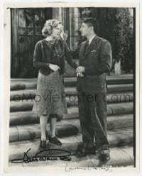 6b938 REBECCA signed 8x10 REPRO 1940 by BOTH Laurence Olivier AND Joan Fontaine, Alfred Hitchcock!