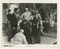6b358 REX HARRISON signed 8x10 TV still R1970s with co-stars on the set of The Honey Pot!