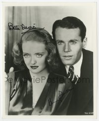 6b979 THAT CERTAIN WOMAN signed 8.25x10 REPRO still 1970s by BOTH Henry Fonda AND Bette Davis!
