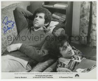 6b384 TONY ROBERTS signed 8x9.75 still 1971 close up laying on couch in Star Spangled Girl!