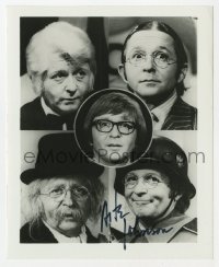 6b398 ARTE JOHNSON signed 4x5 photo 1980s great montage of Rowan & Martin's Laugh-In characters!