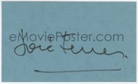 6b499 JOSE FERRER signed 3x5 index card 1980s it can be framed & displayed with a repro still!
