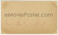 6b508 MAE WEST signed 3x5 index card 1936 she sent this to a fan requesting an autograph!