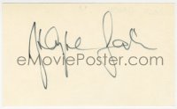 6b533 ZSA ZSA GABOR signed 3x5 index card 1980s it can be framed & displayed with a repro still!