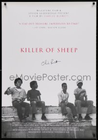 6b016 KILLER OF SHEEP signed 1sh 2007 by director Charles Burnett, photo of kids on the run!