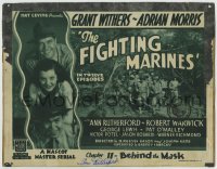 6b088 FIGHTING MARINES signed chapter 11 LC 1935 by Ann Rutherford, Mascot serial, Behind the Mask!