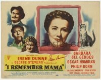 6b084 I REMEMBER MAMA signed TC 1948 by Irene Dunne, directed by George Stevens!