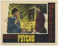 6b093 PSYCHO signed LC #2 1960 by Janet Leigh, Vera Miles AND Patricia Hitchcock, who aren't shown!