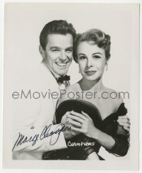 6b426 MARGE CHAMPION signed 4x5 photo 1960s great posed portrait with husband Gower!