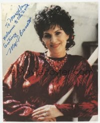 6b881 MAJEL BARRETT signed 8x10 REPRO photo 2000s she wrote welcome to the 24th century!