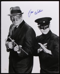 6b054 VAN WILLIAMS signed 16x20 REPRO still 2000s as The Green Hornet with Bruce Lee as Kato!