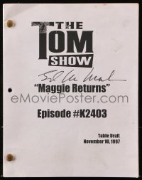 6b070 ED MCMAHON table draft TV script Nov 10, 1997, screenplay by JJ Wall, signed by Ed McMahon!