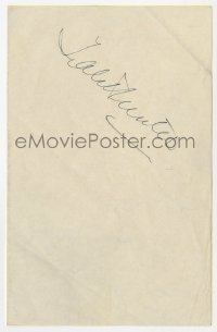 6b578 TAB HUNTER signed 6x9 carbon paper 1980s it can be framed & displayed with a repro still!