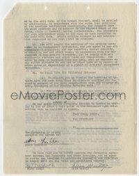 6b117 DEAN MARTIN/JERRY LEWIS signed contract 1948 $2500 to appear on Charlie McCarthy radio show!