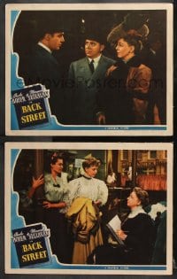 6c904 BACK STREET 2 LCs 1941 great images of Charles Boyer & Margaret Sullavan, Fannie Hurst!