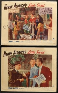 6c935 HENRY ALDRICH'S LITTLE SECRET 2 LCs 1944 Jimmy Lydon in title role, Ann Doran, cool scenes!