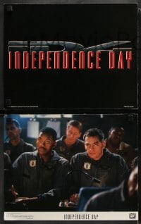6c017 INDEPENDENCE DAY 9 color 11x14 stills 1996 Will Smith, Bill Pullman, Jeff Goldblum, sci-fi!