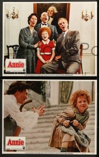 6c044 ANNIE 8 LCs 1982 cute Aileen Quinn in the title role, Carol Burnett, Albert Finney!