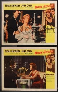 6c056 BACK STREET 8 LCs 1961 Susan Hayward & John Gavin romantic images, Vera Miles!