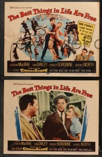 6c073 BEST THINGS IN LIFE ARE FREE 8 LCs 1956 Gordon MacRae, Dan Dailey, Sheree North!
