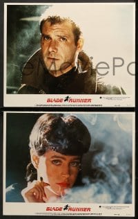 6c082 BLADE RUNNER 8 LCs 1982 Ridley Scott, Harrison Ford, Rutger Hauer, rare complete set!