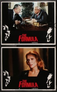6c215 FORMULA 8 LCs 1980 Marlon Brando & George C. Scott, directed by John G. Avildsen!