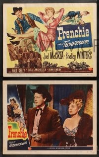 6c220 FRENCHIE 8 LCs 1951 sexy Shelley Winters, sheriff Joel McCrea, Paul Kelly, Elsa Lanchester