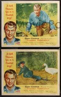 6c222 FRIENDLY PERSUASION 8 LCs 1956 Gary Cooper, Marjorie Main, Dorothy McQuire!