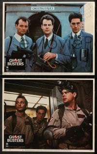 6c234 GHOSTBUSTERS 8 LCs 1984 Bill Murray, Aykroyd & Harold Ramis are here to save the world!