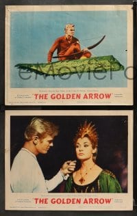 6c241 GOLDEN ARROW 8 LCs 1963 Tab Hunter, sexy Rossana Podesta, amazing magic & high adventure!