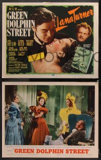 6c248 GREEN DOLPHIN STREET 8 LCs R1955 sexy Lana Turner, Van Heflin, written by Samson Raphaelson