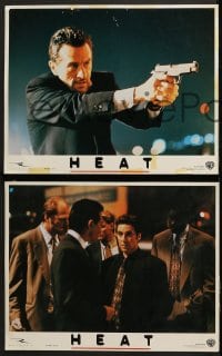 6c260 HEAT 8 LCs 1995 Al Pacino, Robert De Niro, Val Kilmer, Michael Mann directed!
